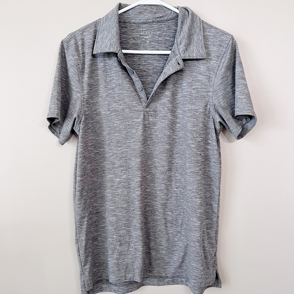 J.Crew Factory Men's Grey Polo
